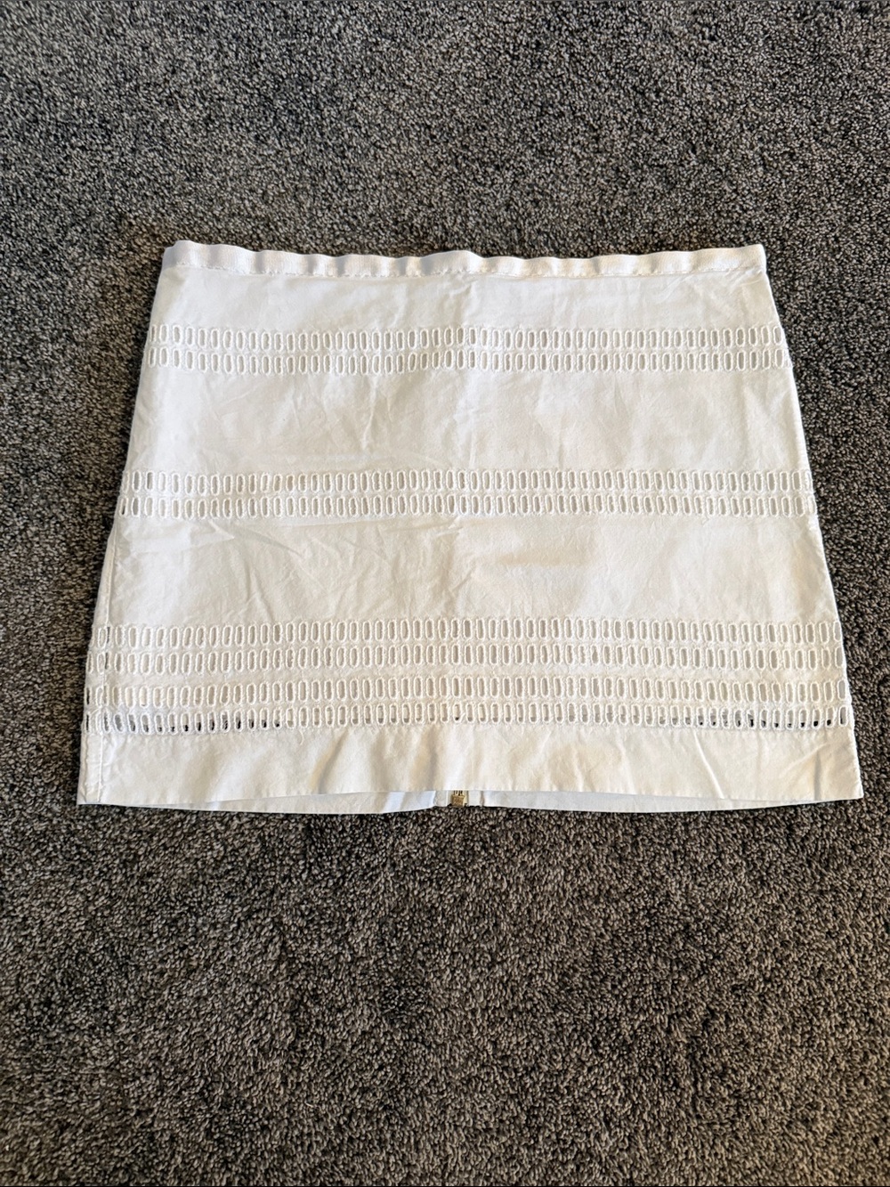 GAP White Eyelet Mini Skirt